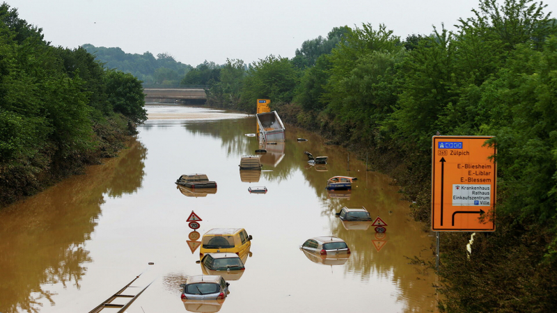 В ФРГ при наводнении сработали средства предупреждения о катастрофе