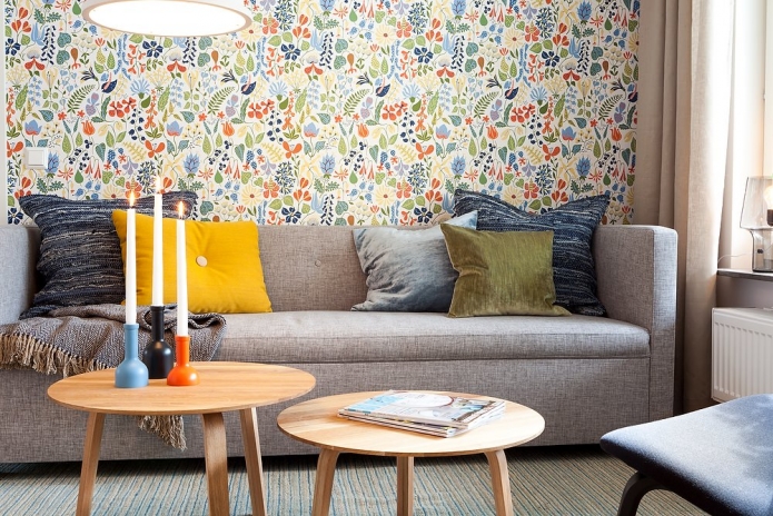 Шведский стиль в интерьере трехкомнатной квартиры