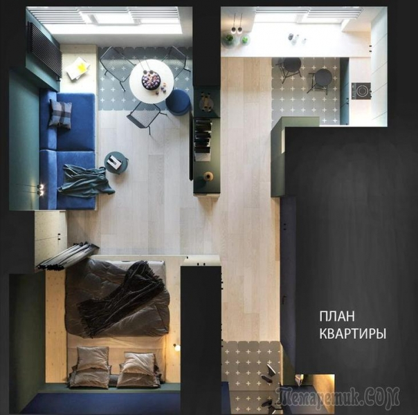 Однокомнатная квартира для молодого человека в Москве